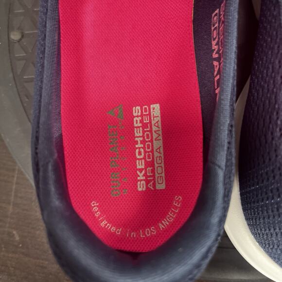 Skechers Go Walk Joy Navy Blue Womens Size 9 Wide Casual Slip On Comfort Shoes - Picture 7 of 11